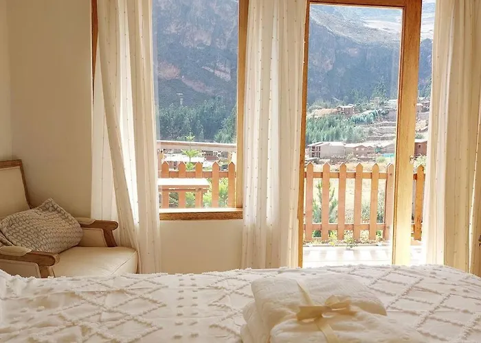 Luxury Cozy Apartment With Mountain View Andhot Tub In Pisac